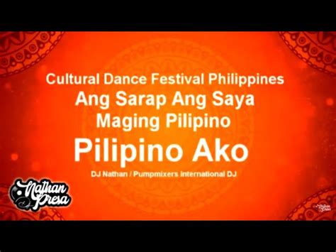 Lyrics to the song Ang Sarap Ang Saya Maging Pilipino.